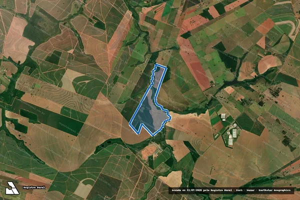 Imagem de satélite de Fazenda Santa Helena - Fazenda Santa Helena em Quatá - SP