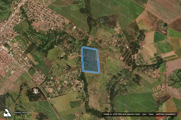 Imagem de satélite de Fazenda Cachoeira - Parcela 1 em Aragoiânia - GO