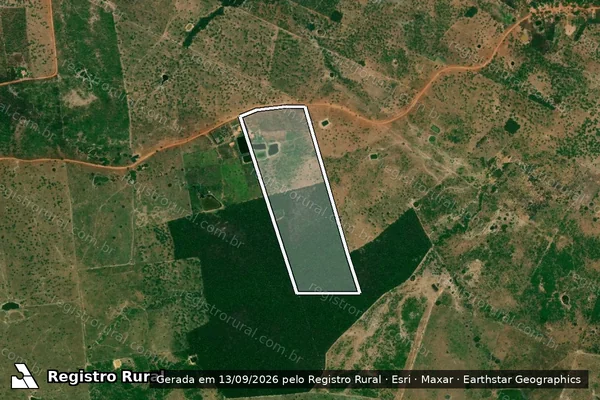 Imagem de satélite de CHÁCARA Q.R.M.F - Parte 1 em Conceição do Lago-Açu - MA