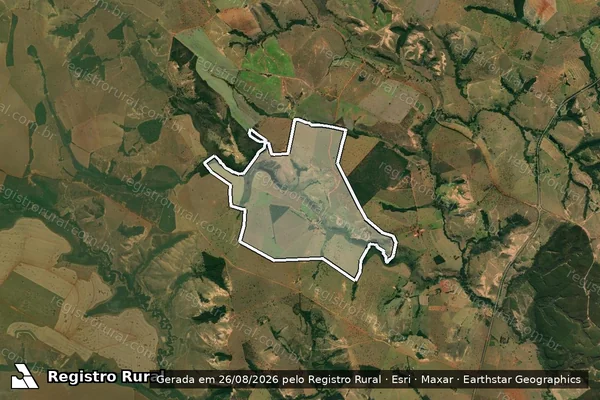 Imagem de satélite de Fazenda Machado - PARCELA 01 em Estrela do Indaiá - MG