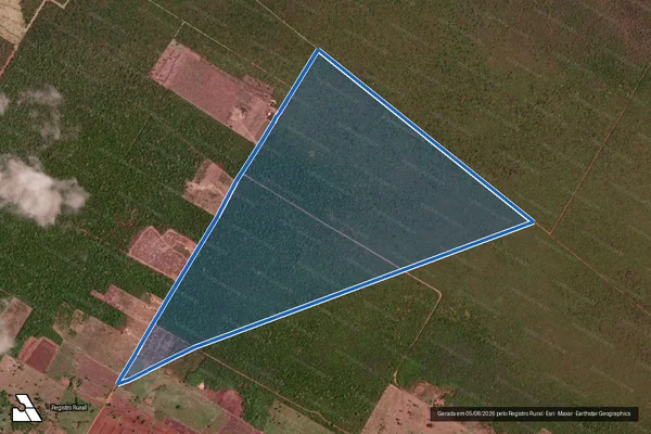 Imagem de satélite de Fazenda Saco Danta II - Lote 135 em Formosa do Rio Preto - BA