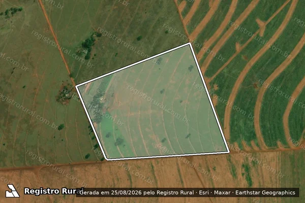 Imagem de satélite de Assentamento Estadual Santa Cruz da Alcídia - PA0132S00Q00L001 - PA0132S00Q00L001 em Teodoro Sampaio - SP