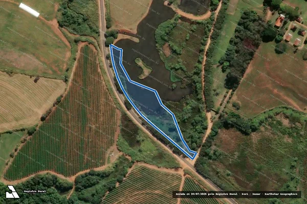 Imagem de satélite de Fazenda Santa Bárbara - GLEBA E em Amparo - SP