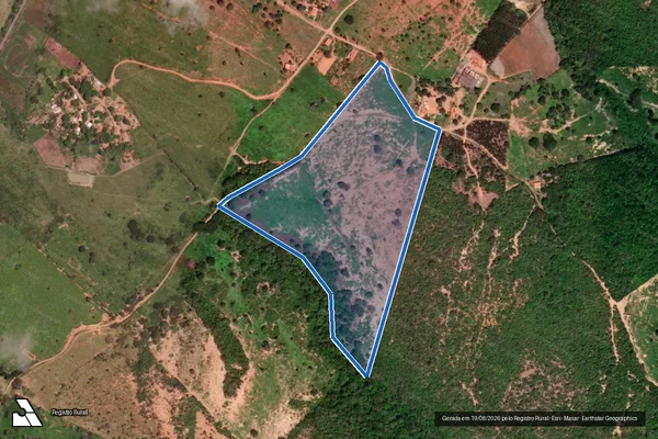 Imagem de satélite de FAZENDA RIACHO DOS CAVALOS - Parte 3 em Joaquim Felício - MG
