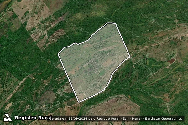 Imagem de satélite de Fazenda RM (Lote 01-A do Loteamento Araguaia, Gl. Pontão) / Gleba 01
