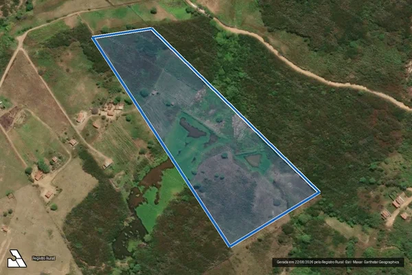 Imagem de satélite de PROJETO DE ASSENTAMENTO SANTA CLARA II ? LOTE 69 - Parte 1 em Cerro Corá - RN