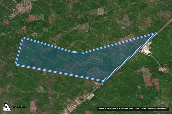 Imagem de satélite de FAZENDA ARAIOSES - PARTE em Humberto de Campos - MA