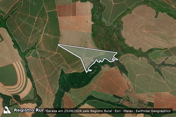 Imagem de satélite de Sitio Santa Elidia - Parte 1 em Itápolis - SP