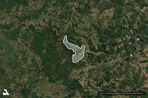 Imagem de satélite de FAZENDA DAS BARREIRAS - Gleba  2 em Rio Vermelho - MG