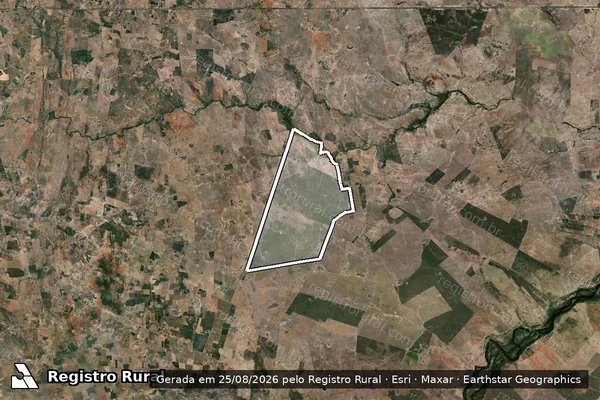 Imagem de satélite de Fazenda Riacho da Onça - Parte 1 em Itaberaba - BA