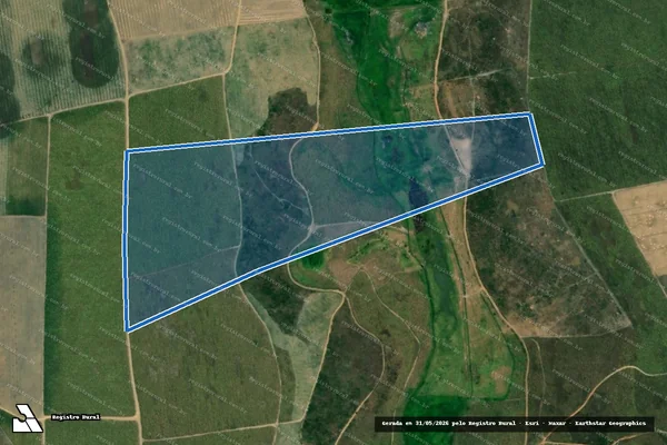 Imagem de satélite de FAZENDA BOM SUCESSO - PARTE 01 - PARCELA 11 em Capela - AL