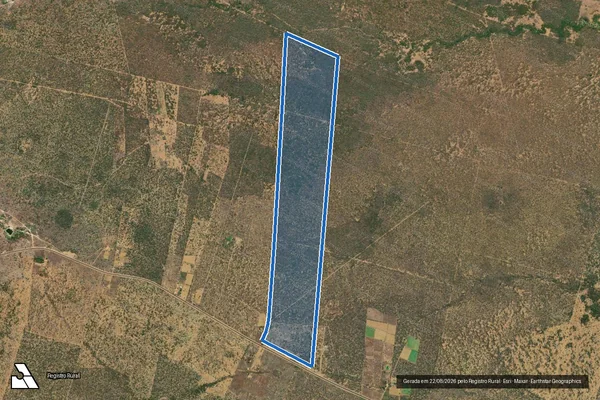 Imagem de satélite de FAZENDA BOA SORTE - Parte 1 em Campo Formoso - BA