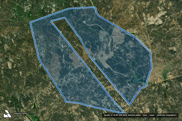 Imagem de satélite de Flores - Parcela 1 em Brejo do Cruz - PB