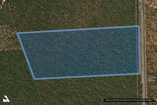 Imagem de satélite de FAZENDA CERRADO - GLEBA 03 em Curvelo - MG