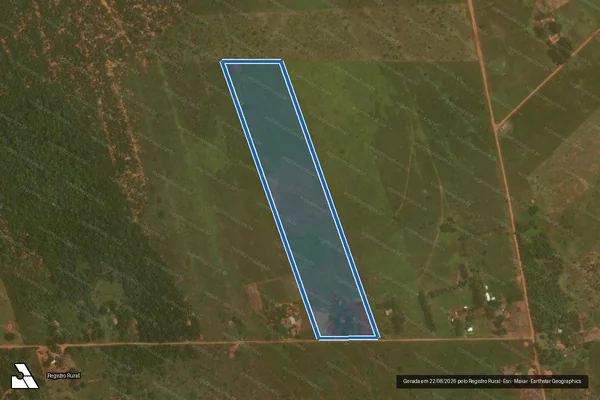 Imagem de satélite de Projeto de Assentamento Eldorado I - Lote  406 em Sidrolândia - MS
