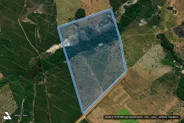 Imagem de satélite de Gleba Canabrava – Area 2 – LOTE 258E / Lote 258E