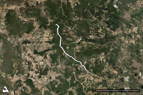 Imagem de satélite de FAZENDA DUAS PEDRAS - Parte 4 em Monte Formoso - MG