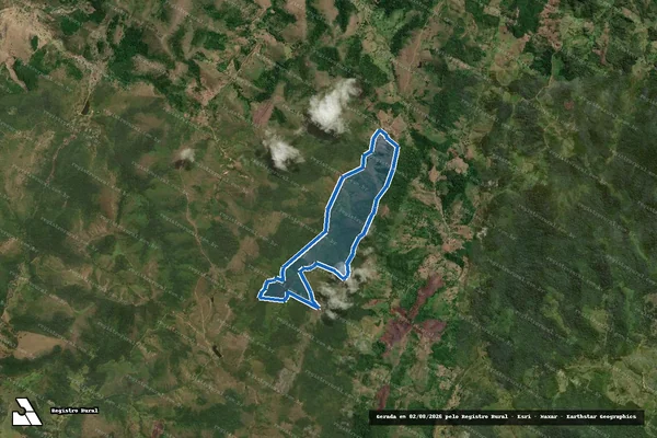 Imagem de satélite de FAZENDA ITATIAIA E SERRA DO OURO 01 - FAZENDA ITATIAIA E SERRA DO OURO 01 em Itagibá - BA