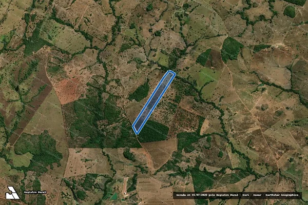 Imagem de satélite de FAZENDA FORMIGA - PARTE 06 em Mara Rosa - GO