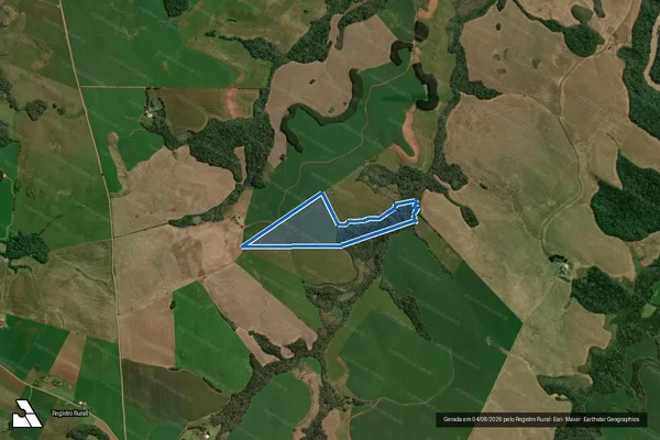 Imagem de satélite de GRANJA BOA VISTA - GLEBA C em Sananduva - RS