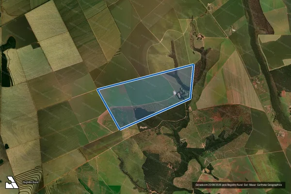 Imagem de satélite de Fazenda Saudade  - PARTE 1 em São Gabriel do Oeste - MS