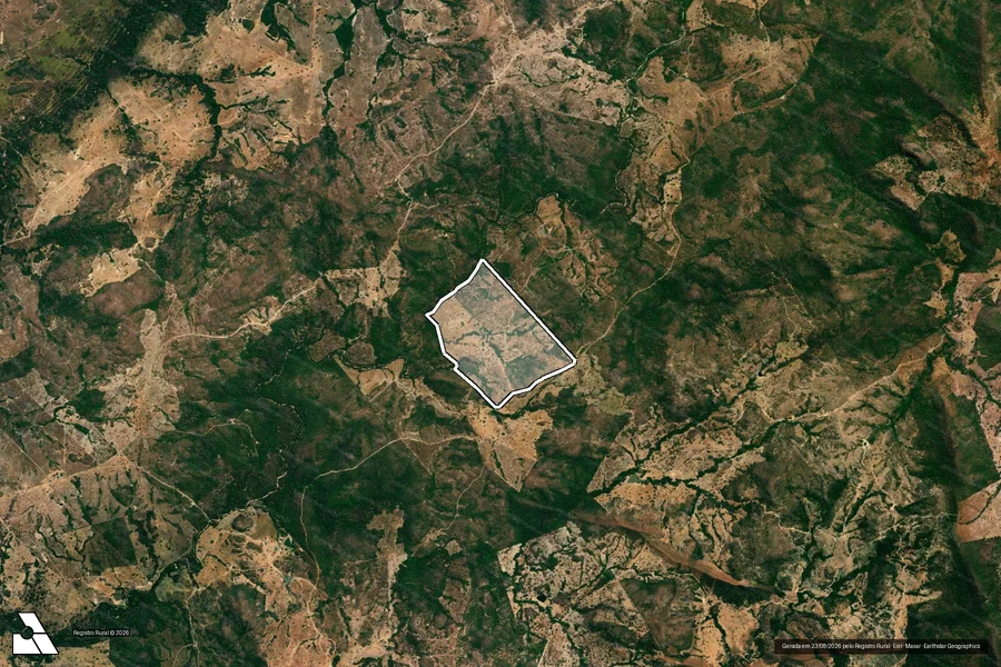 Imagem aérea do item B