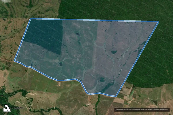 Imagem de satélite de FAZENDA EBENEZER - Parte ?A? em Goianésia do Pará - PA
