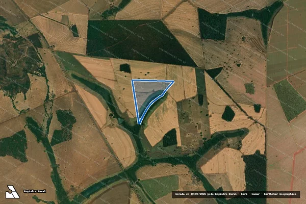 Imagem de satélite de FAZENDA DOS BAÚS - Gleba 03 em Ituiutaba - MG