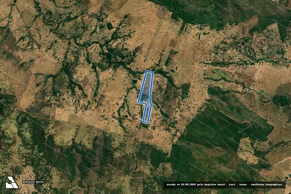 Imagem de satélite de FAZENDA COOPERNOVA - FAZENDA COOPERNOVA ? GELBA 11 em Jussara - GO