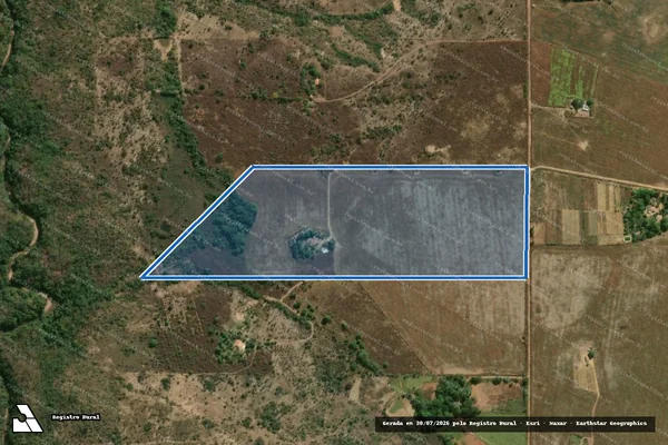 Imagem de satélite de PA JACINTO DURÃES LOTE 34 - Parte 1 em Padre Bernardo - GO
