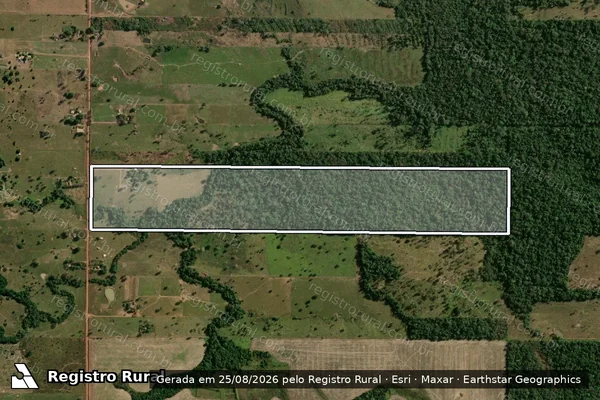 Imagem de satélite de LOTE 21 DA GLEBA 11-PIC-GY-PARANÁ-SETOR ROLIM DE MOURA - LOTE 21-A DA GLEBA 11 em Rolim de Moura - RO
