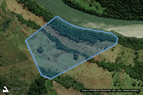 Imagem de satélite de Lote de Terras Rural nº 16-B, Gleba nº09, Colonia  A  Cascavel - Parte 1 em Iguatu - PR