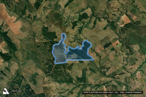 Imagem de satélite de Fazenda Dona Irani ? Gleba A - Fazenda Dona Irani ? Gleba A3 em Gália - SP