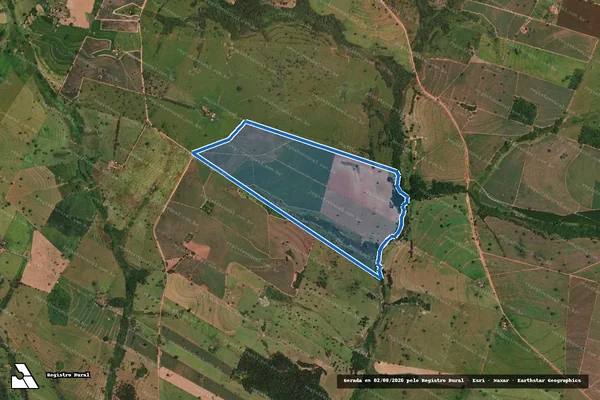 Imagem de satélite de FAZENDA BOA ESPERANÇA - Parte 1 em General Salgado - SP