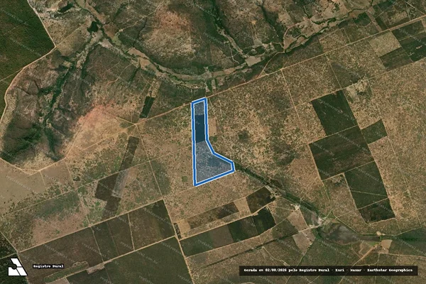 Imagem de satélite de Fazenda Paraiso - Parte 1 em Montezuma - MG