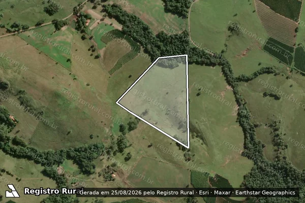 Imagem de satélite de Chácara Santa Cecilia - Parte 1 em Fartura - SP
