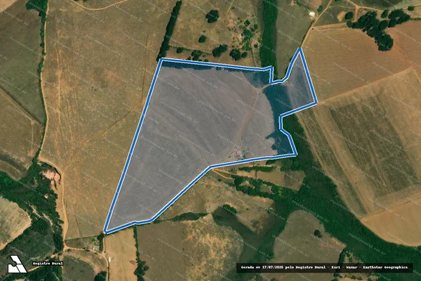 Imagem de satélite de Fazenda Capivari - Gleba IV em Piedade do Rio Grande - MG