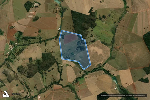 Imagem de satélite de Fazenda Saltador - Parte 3 em Palminópolis - GO