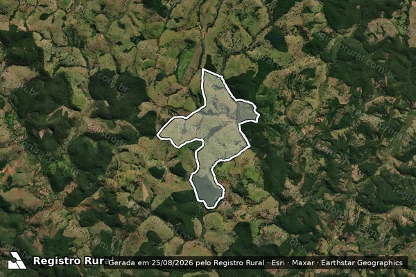 Imagem de satélite de Fazenda do Rosado - Parte 1 em Alvorada de Minas - MG