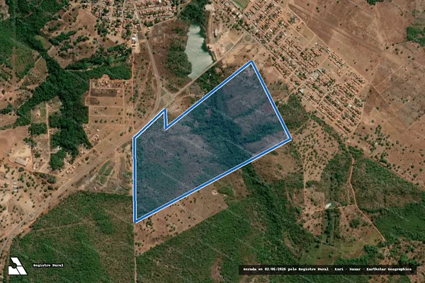 Imagem de satélite de LOTE SUBURBANO DENOMINADO CHACARA FAZENDINHA - 01 em Pium - TO