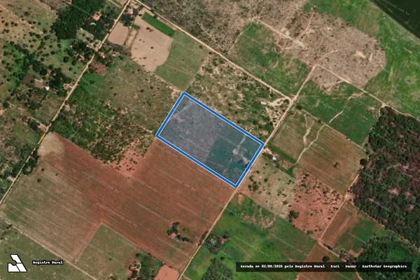 Imagem de satélite de FAZENDA BAIXÃO - Gleba 79 em Padre Bernardo - GO