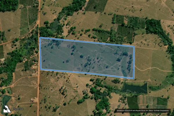 Imagem de satélite de LOTE 13-A1 GLEBA 11 CASTRO ALVES St. IPOCYSSARA em Cacoal - RO