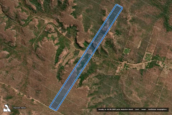 Imagem de satélite de FAZENDA LOBEIRA - Gleba LOTE 23 em Currais - PI
