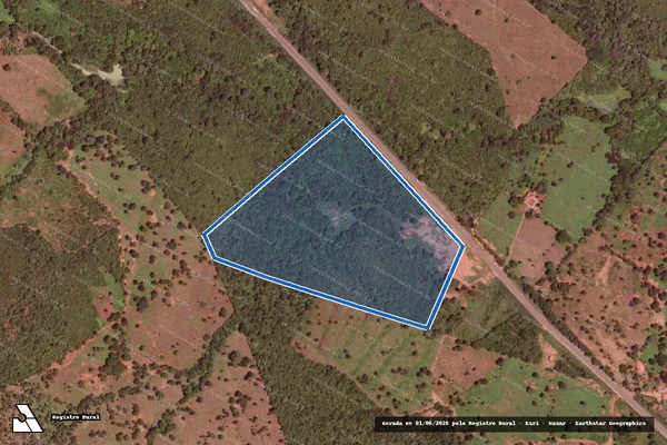 Imagem de satélite de GLEBA CANA BRAVA - Parte 1 em Cristalândia do Piauí - PI