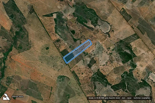 Imagem de satélite de Parcela 677 da Gleba Gado Bravo - Parte 8 em Dom Bosco - MG