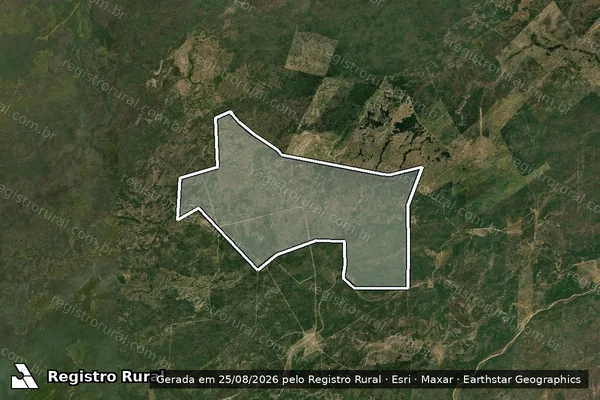 Imagem de satélite de FAZENDA HORIZONTE - Parte 1 em Corumbá - MS