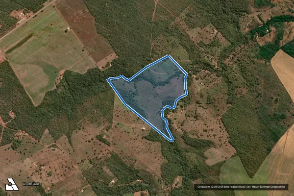 Imagem de satélite de PARCELA 104-A, PARTE DO LOTE 104, LOTEAMENTO SERRA DO LAJEADO - Parte 1 em Aparecida do Rio Negro - TO