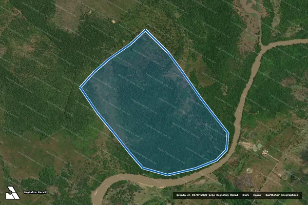 Imagem de satélite de FAZENDA SÃO PAULO - Parcela 1 em Monção - MA
