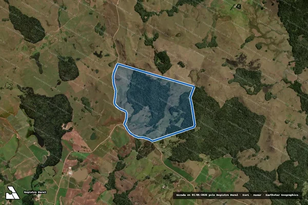 Imagem de satélite de Fazenda do Raposo / Parte 1 em Caxias do Sul - RS