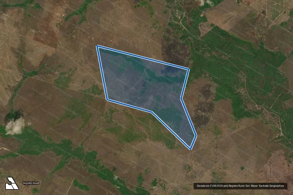 Imagem de satélite de Fazenda Santa Fé - Parte 1 em Santa Maria das Barreiras - PA